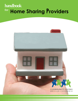 P  Home Sharing roviders