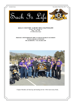 Such Is Life  KELLY COUNTRY ALBURY HOG CHAPTER 6595