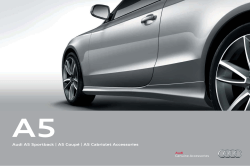 A5 Audi A5 Sportback | A5 Coupé | A5 Cabriolet Accessories Audi