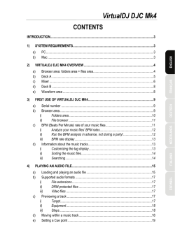 VirtualDJ DJC Mk4 CONTENTS