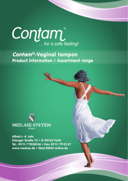 Contam - Vaginal tampon