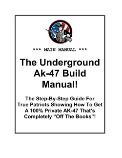 The Underground Ak-47 Build Manual!