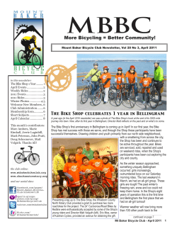 MBBC  More Bicycling = Better Community!