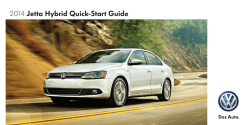 2014  Jetta Hybrid Quick-Start Guide