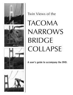 TACOMA NARROWS BRIDGE COLLAPSE