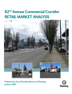 82 Avenue Commercial Corridor RETAIL MARKET ANALYSIS nd