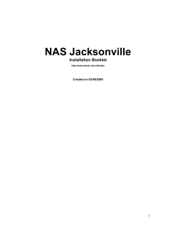 NAS Jacksonville Installation Booklet  1