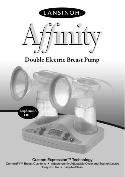 Double Electric Breast Pump Custom Expression™ Technology Bisphenol A FREE