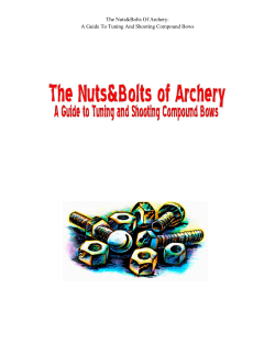 The Nuts&amp;Bolts Of Archery: