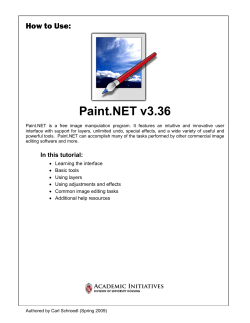 Paint.NET v3.36 How to Use: