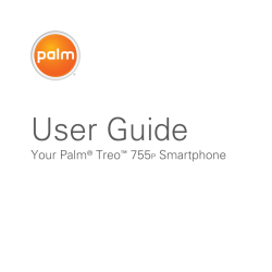 User Guide Your Palm Treo 755