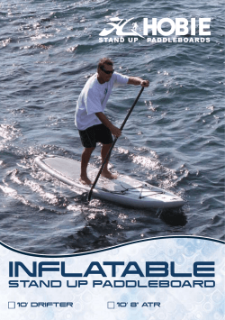 INFLATABLE  STAND UP PADDLEBOARD 10’ DRIFTER