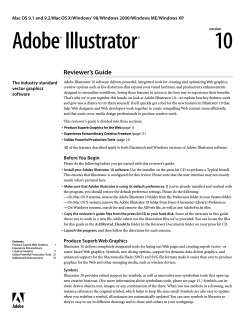 10 Adobe Illustrator Reviewer’s Guide