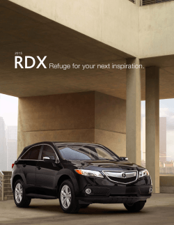 RDX Refuge for your next inspiration. 2015