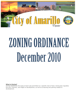 ZONING ORDINANCE December 2010  