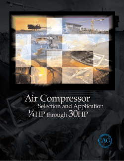 Air Compressor ⁄ 30 HP