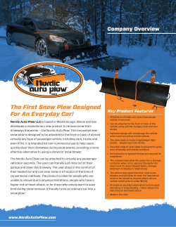 The First Snow Plow Designed For An Everyday Car! Company Overview