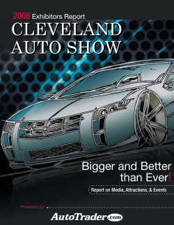 CLEVELAND AUTO SHOW ! Bigger and Better