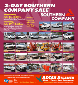 2-Day Southern Company Sale Wednesday, July 16, 3:00