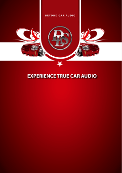 EXPERIENCE TRUE CAR AUDIO