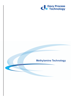 Methylamine Technology