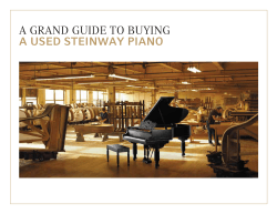 A GRAND GUIDE TO BUYING A USED STEINWAY PIANO
