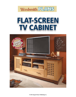 flat-screen tv cabinet © 2013 August Home Publishing Co.