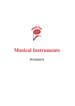 Musical Instruments Answers
