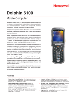 Dolphin 6100 Mobile Computer