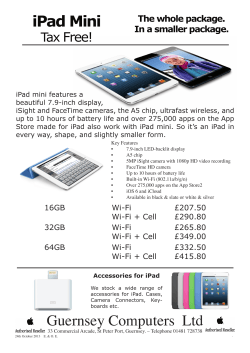 iPad Mini Free! Tax The whole package.