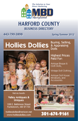 Hollies Dollies HARFORD COUNTY BUSINESS DIRECTORY 443-790-3898