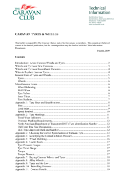 CARAVAN TYRES &amp; WHEELS