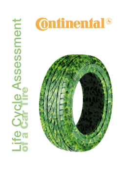 Life Cycle Assessment e of a Car Tir
