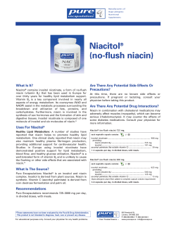 Niacitol  (no-flush niacin) ®