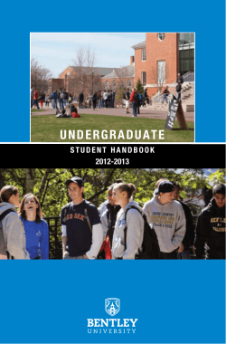 undergraduate S t u d e n t   H... 2012-2013
