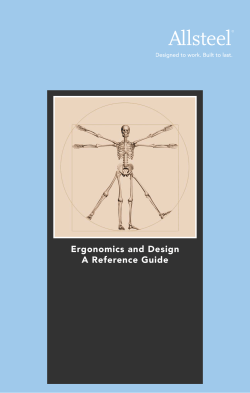 Ergonomics and Design A Reference Guide