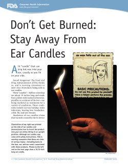 Don’t Get Burned: Stay Away From Ear Candles A