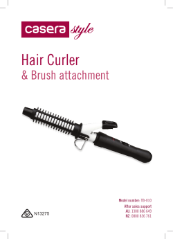 Hair Curler &amp; Brush attachment N13275