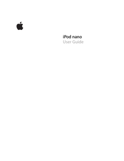 iPod nano User Guide