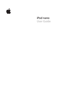 iPod nano User Guide