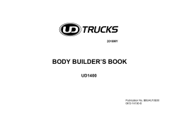BODY BUILDER’S BOOK  UD1400 2010MY