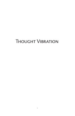 Thought Vibration  i