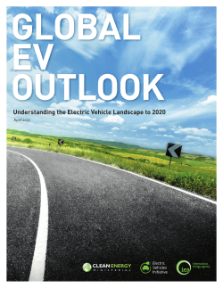 GLOBAL EV OUTLOOK Understanding the Electric Vehicle Landscape to 2020