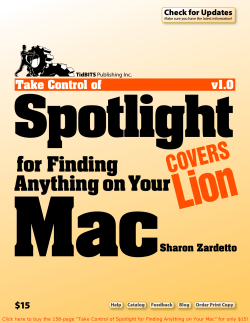 Mac Spotlight Lion