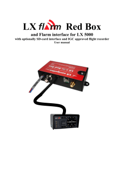 LX Red Box and Flarm interface for LX 5000
