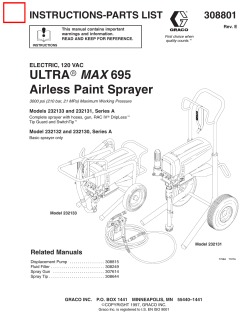 ULTRA Airless Paint Sprayer MAX 308801