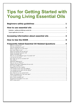 Tips for Getting Started with Young Living Essential Oils Beginners safety guidelines 1