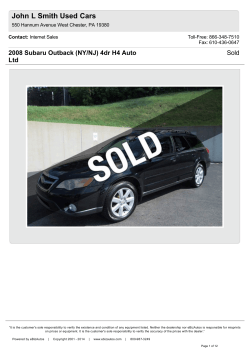 John L Smith Used Cars Ltd Sold