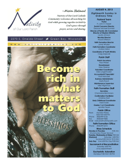 &ndash;Mission Statement