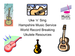 Uke ‘n’ Sing Hampshire Music Service World Record Breaking